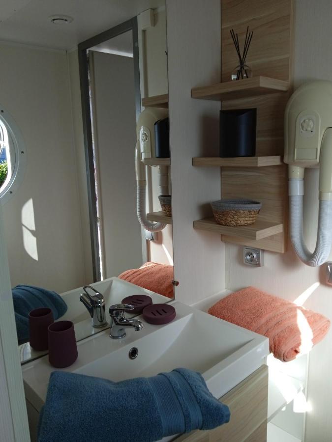 Mobil Home-Les Lins Bleus Biville-sur-Mer Luaran gambar